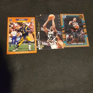 Autographed Sports Trading Cards